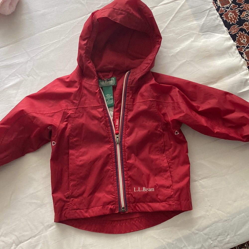 Toddler LL Bean rain jacket